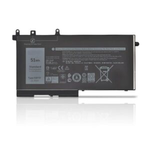Pin laptop Dell Latitude 5280 5290, 93FTF D4CMT 083XPC 4YFVG 93FTF NGẮN 51WH 93FTF (ZIN) - 3 CELL *KO KÉN WH*