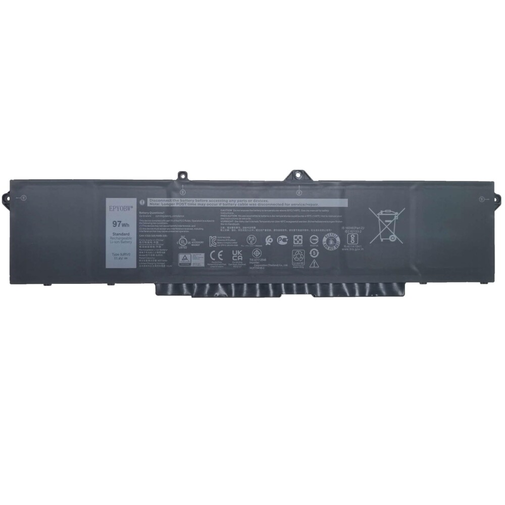 Mặt trước pin laptop Dell Latitude 5521 5421 5431 5531 Precision 3561 3571 3581