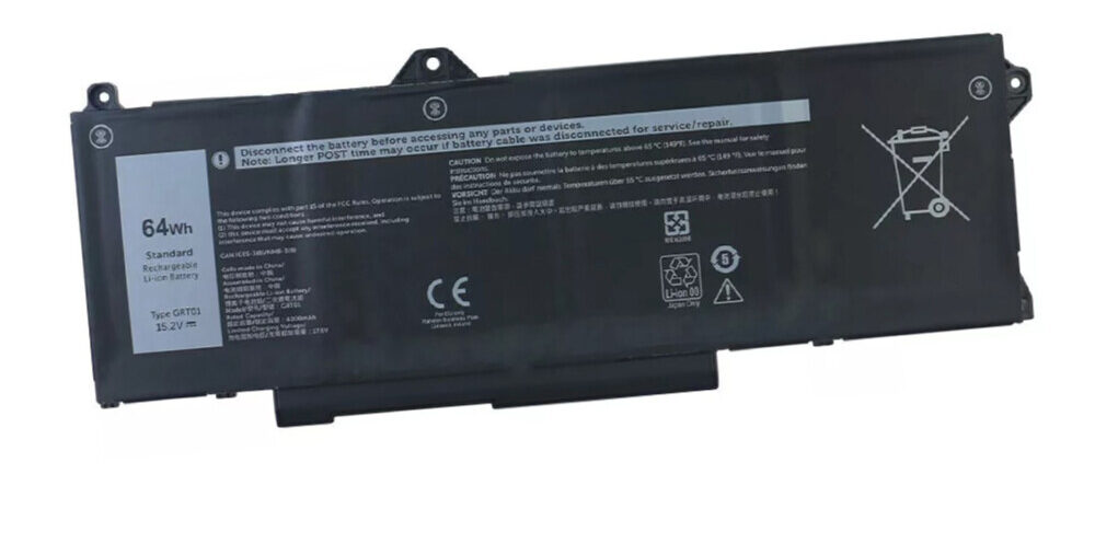 Mặt sau pin laptop Dell Latitude 5421, 5431, 5521, 5531, Precision 3470, 3561, 3571, GRT01