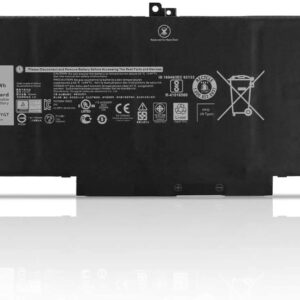 Pin laptop Dell Latitude 7280 7290 7390 7480 7480 E7280 E7390 E7480 E7490, DJ1J0 DM6WC 2X39G F3YGT F3YGT DÀI 60WH (ZIN) - 4 CELL *KO KÉN WH*