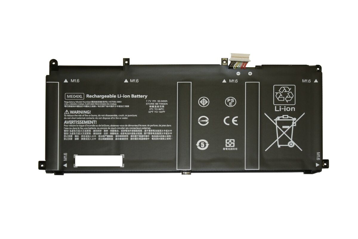 Mặt trước pin laptop HP Elite x2 1013 G3, ME04XL