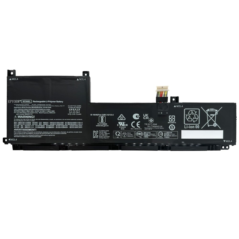 Mặt trước pin laptop HP Envy 14-eb000, 14-eb0010nr, 14-eb0035tx, 14-eb1000, SC04XL
