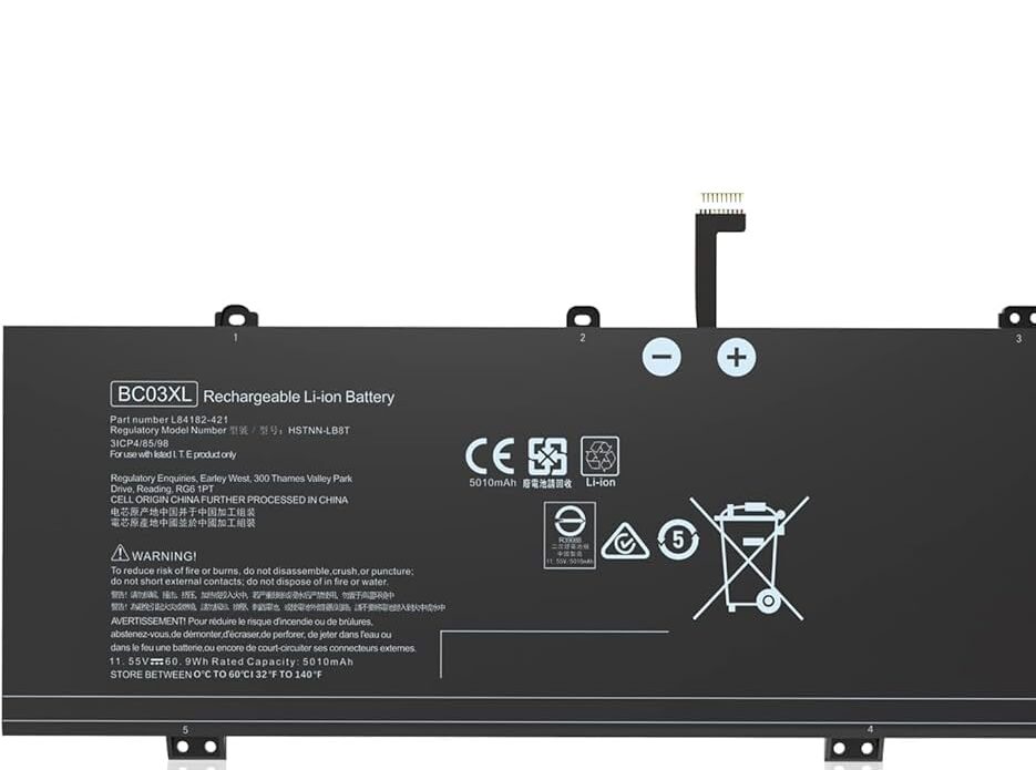 Mặt trước pin laptop HP Chromebook 14c-ca0000, 14c-ca0030ca, 14c-ca0053dx, BC03XL