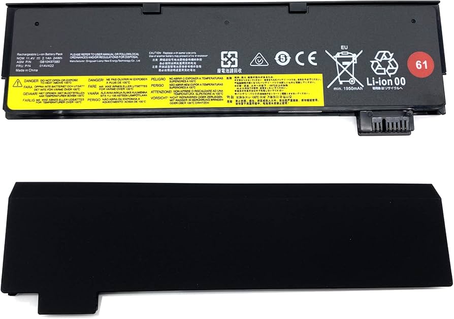 Mặt sau pin laptop Lenovo ThinkPad T470, T480, T570, T580, P51s, P52s