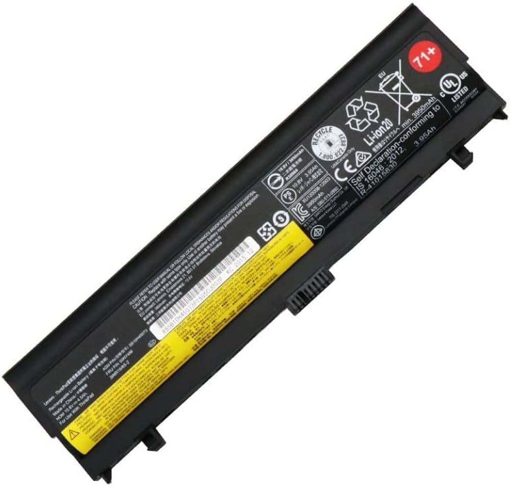 Mặt trước pin laptop Lenovo ThinkPad L560, L560 20F1, 20F2, 00NY486, 00NY488