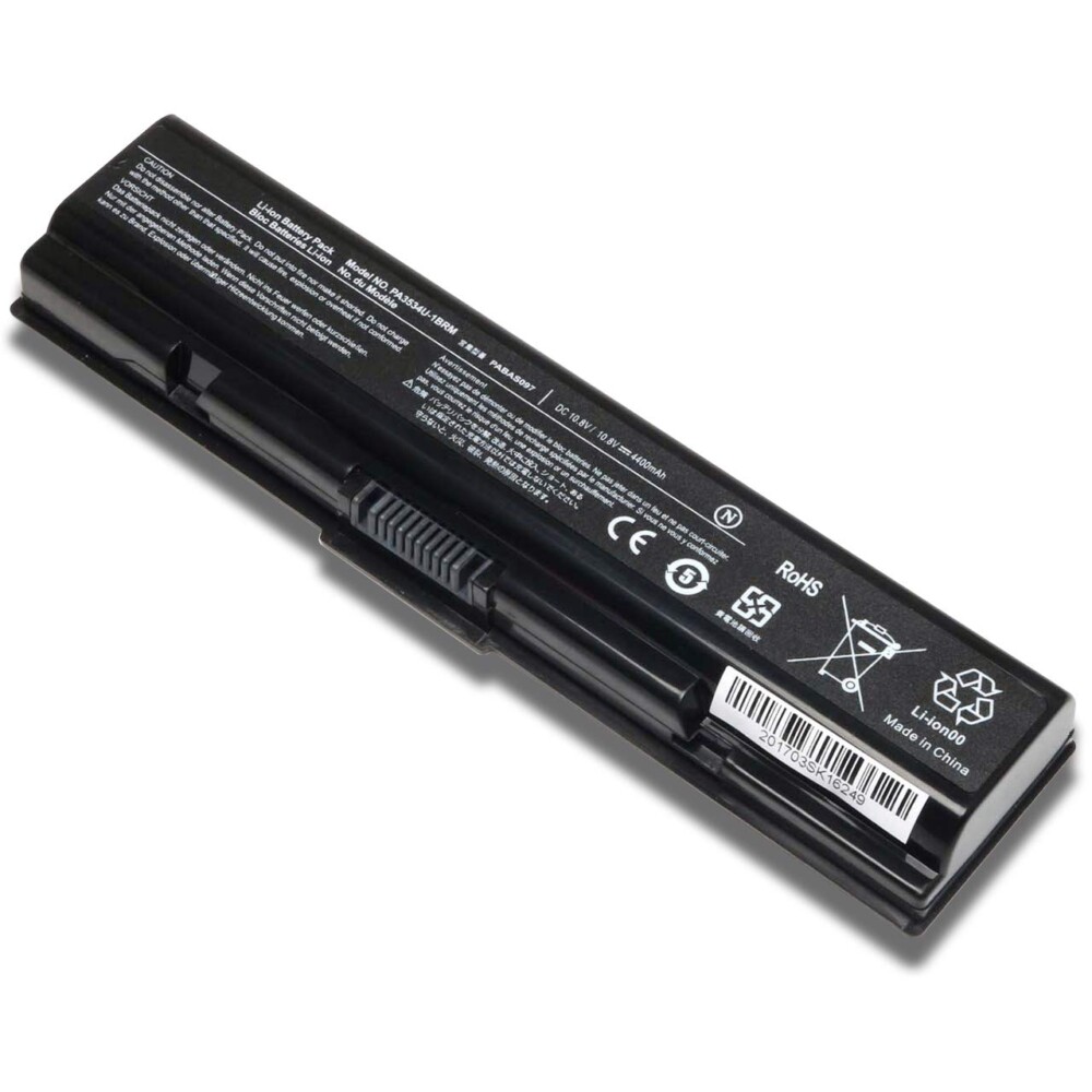Mặt sau pin laptop Toshiba Satellite L200, L300, L500, M200, A200, A300