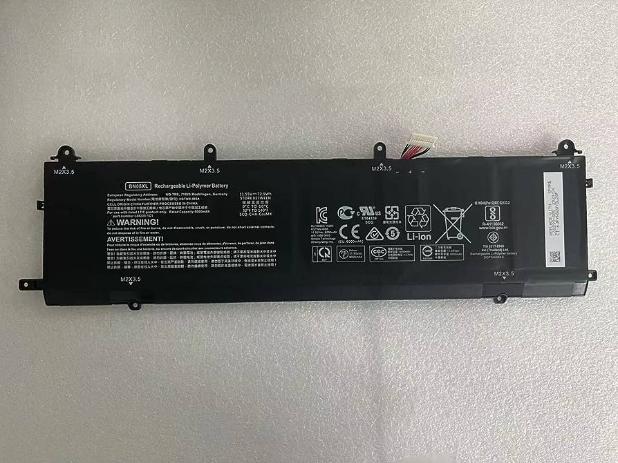 Mặt trước pin laptop HP Spectre x360 15-eb000, 15-eb1000, BN06XL, L68235-005
