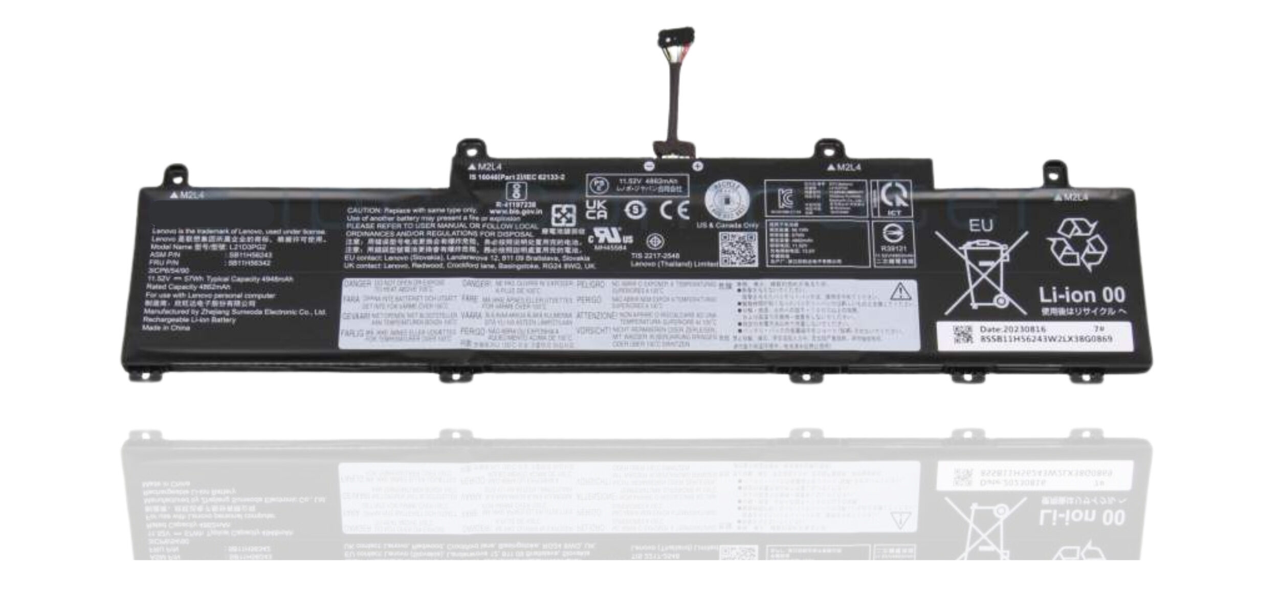 Pin laptop Lenovo ThinkPad L14 Gen 3 (21C5 21C6), ThinkPad L15 Gen 3 (21C7) Series, L21L3PG1 L21C3PG1 L21D3PG1 L21M3PD4 L21M3PG2 L21M3PG2 L21C3PG2 L21M3PG2 (ZIN) - 3 CELL