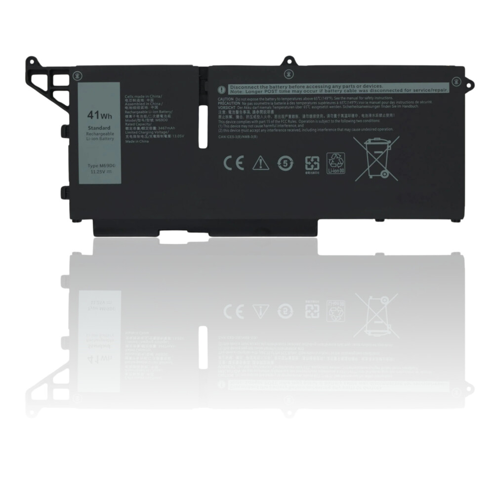 Pin laptop Dell Latitude 7330 7430 7530, Latitude 5330 5430 (Gen 12), 293F1 M69D0 293F1 41WH (ZIN) - 3 CELL *KO KÉN WH*