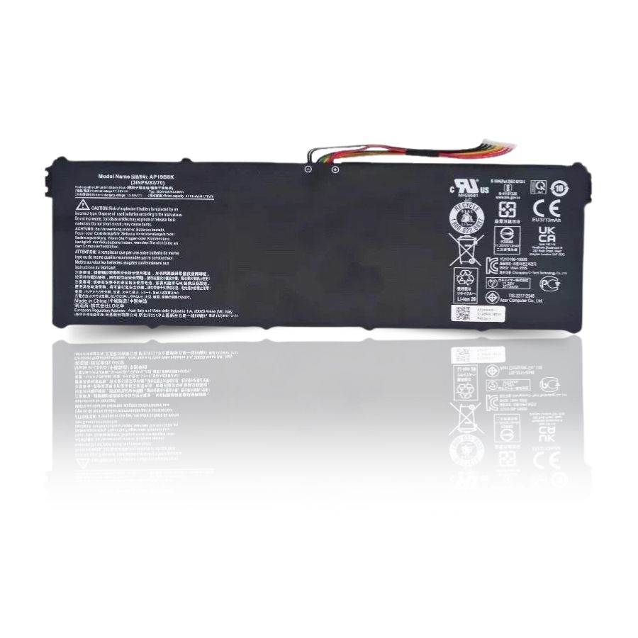 Mặt trước pin laptop Acer Aspire 3 A315-58 A315-57 A314-35 A317-52 A317-53 SP114-31 EX215-54 AP19B8K
