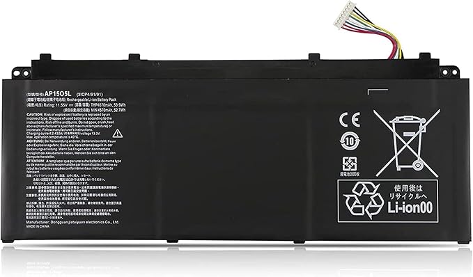 Mặt trước pin laptop Acer Swift SF514-51, SF515-51, SF114-32, SF114-32-P212, Aspire S5-371