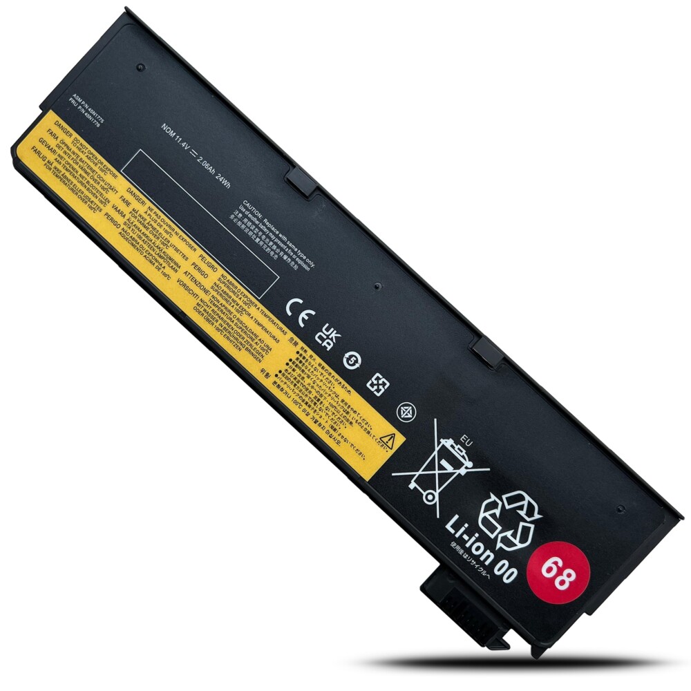 Mặt trước pin laptop Lenovo ThinkPad X240, T440, T450, T460 (Loại mỏng 3 Cell)