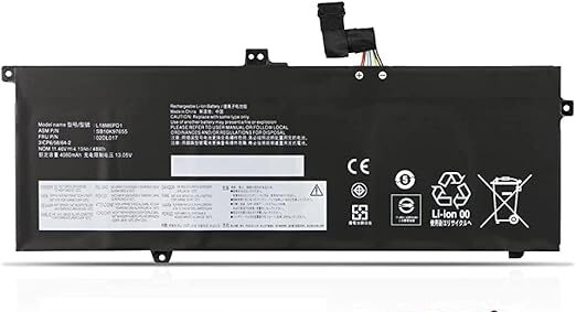 Mặt trước pin laptop Lenovo ThinkPad X390, X395, ThinkPad X13, L18C6PD1, L18M6PD1, L18L6PD1