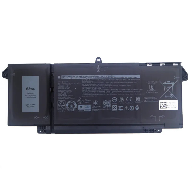 Mặt trước pin laptop Dell Latitude 5320 7320 7420 7520 5420 5520 7FMXV