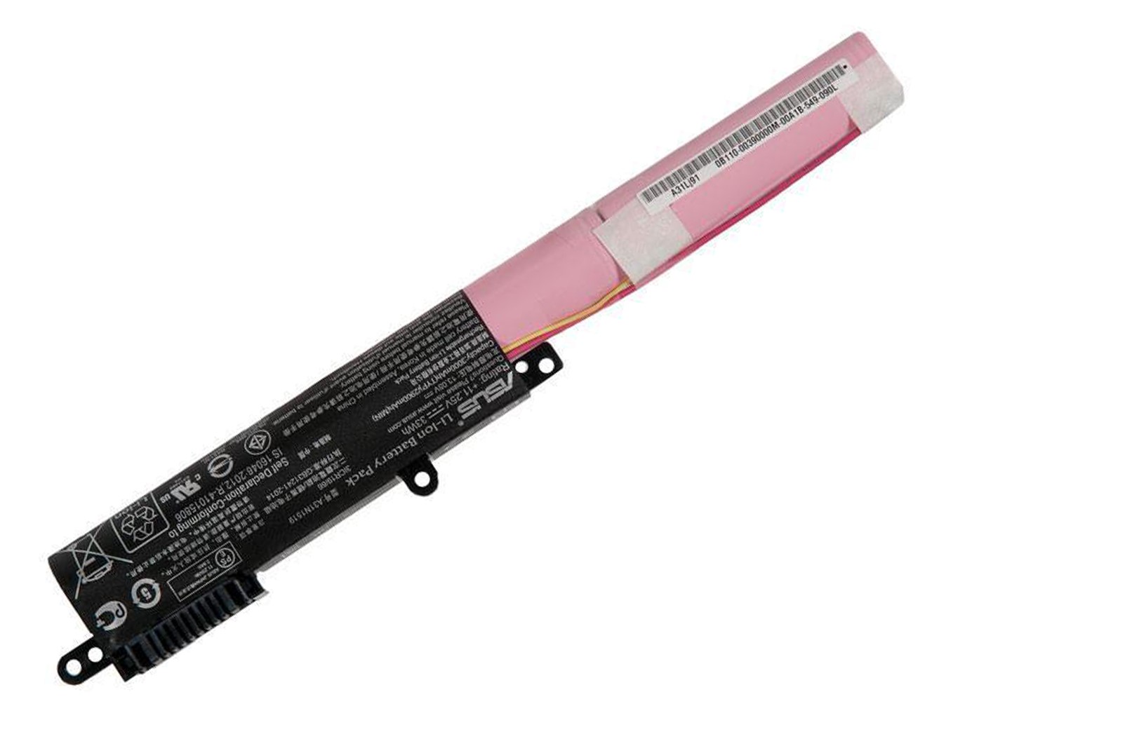 Mặt trước pin laptop Asus X540, X540L, X540LA, X540LJ, X540SA, X540SC, X540YA, R540