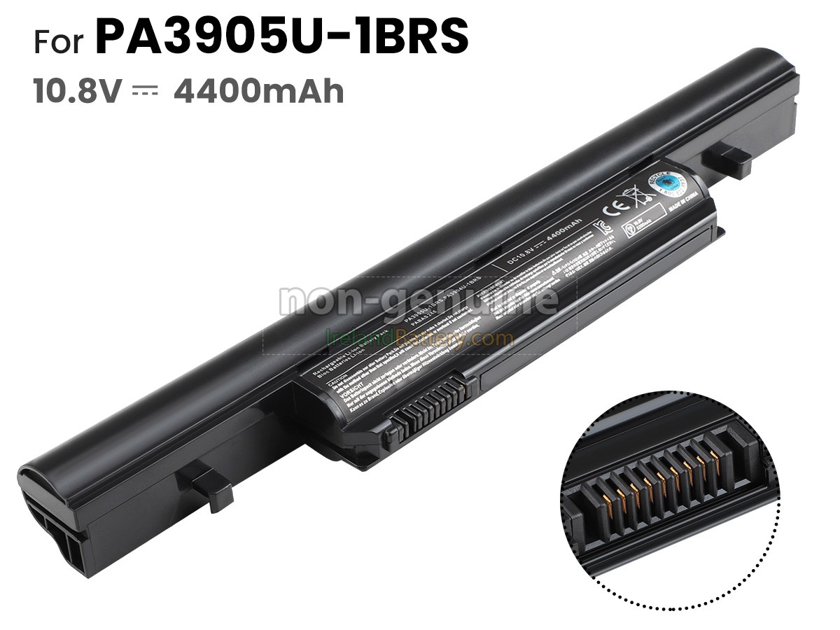 Mặt trước pin laptop Toshiba Satellite C640, C650, C655, L640, L645, L655, L670, L675, L735, L745, L755