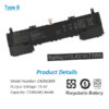 Pin laptop Asus Zenbook Flip 15 UX562 UX562F, Asus Q546 Q546F, C42N1839 (TYPE B) (ZIN) - 4 CELL *HAI PÁT ỐC NGANG*