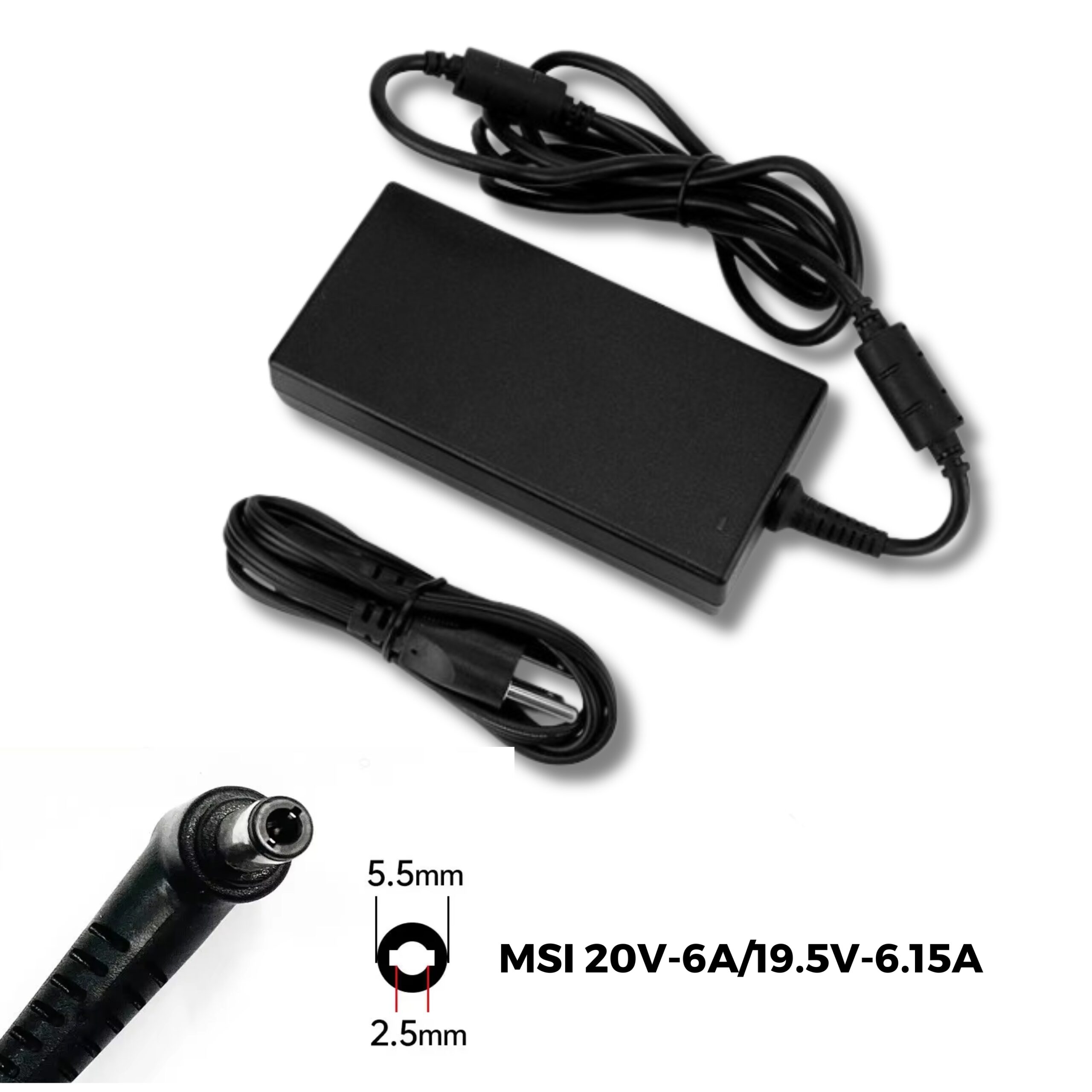 SẠC MSI 20V-6A/19.5V-6.15A (5.5mm x 2.5mm) Slim - ZIN