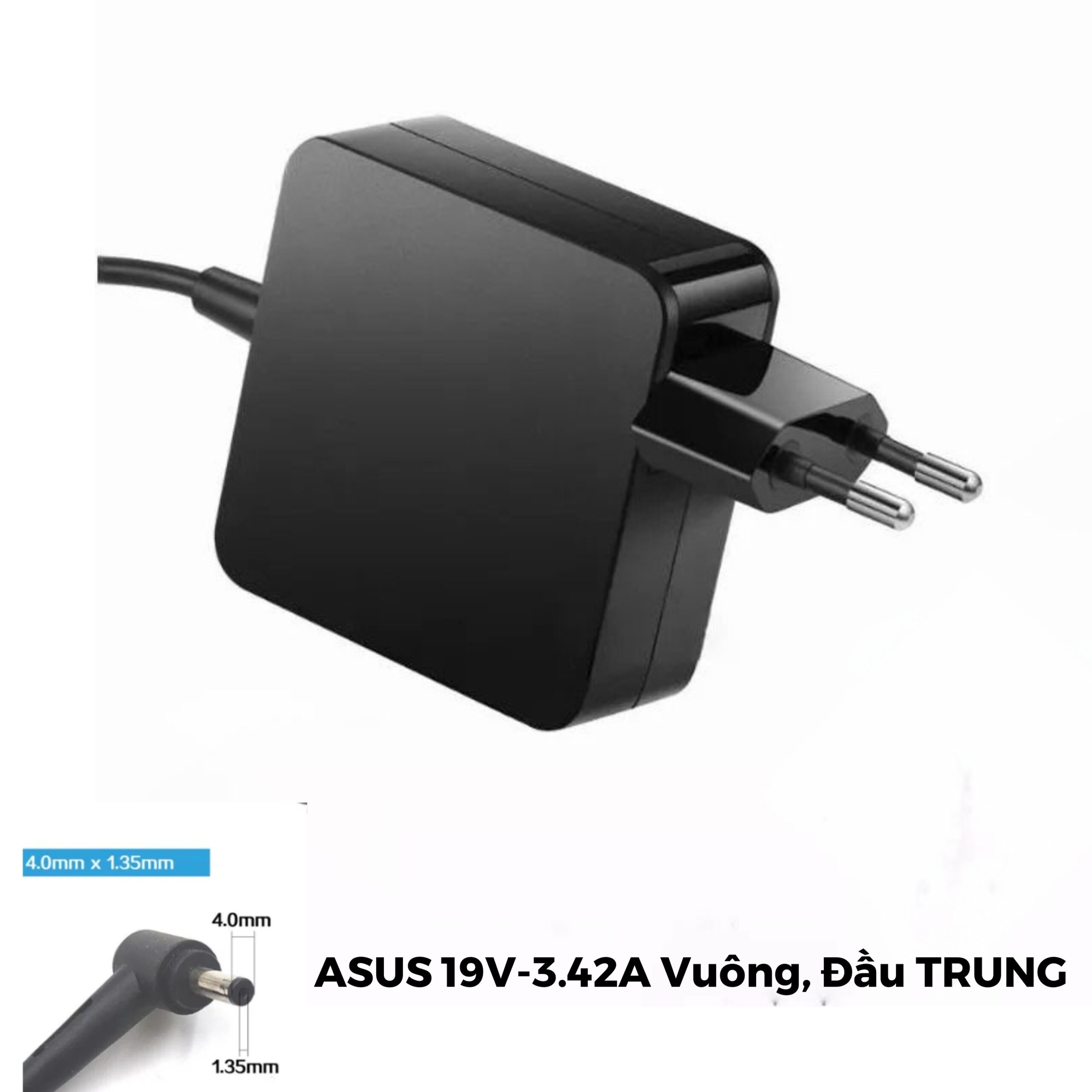ASUS 19V-3.42A (Vuông, Đầu TRUNG