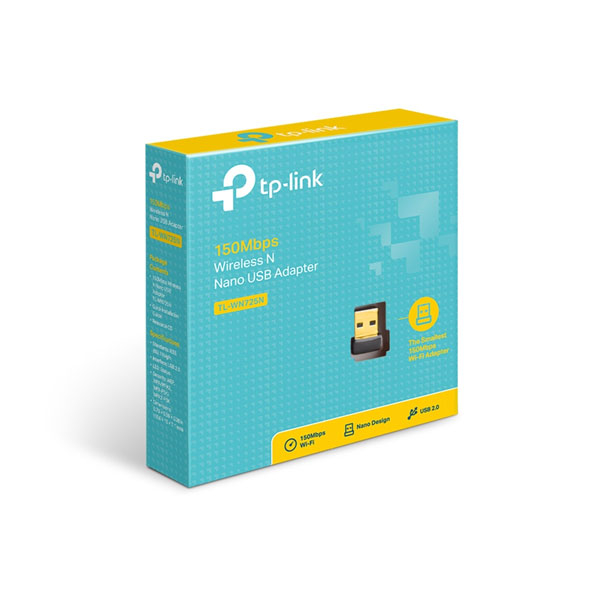 USB THU WIFI TP-LINK TL-WN725N 150MB/S (NANO) - CHÍNH HÃNG
