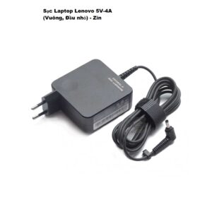 Sạc Laptop Lenovo 5V-4A (Vuông, Đầu nhỏ) - Zin