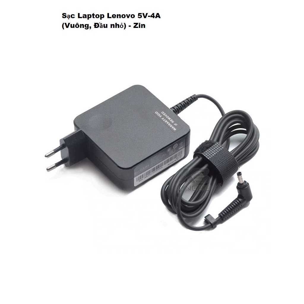 Sạc Laptop Lenovo 5V-4A (Vuông, Đầu nhỏ) - Zin