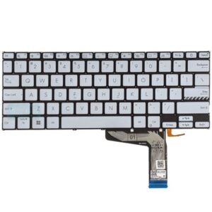 Bàn phím laptop Asus Vivobook 14 A1402 A1402Z A1403 A1403Z X1402 X1402Z X1402ZA X1403 X1403Z X1403ZA BẠC (LED, BH 6TH)