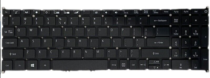 Mặt trước bàn phím laptop Acer Aspire 7 A715-42, A715-41, A715-74, A317-32, A317-52