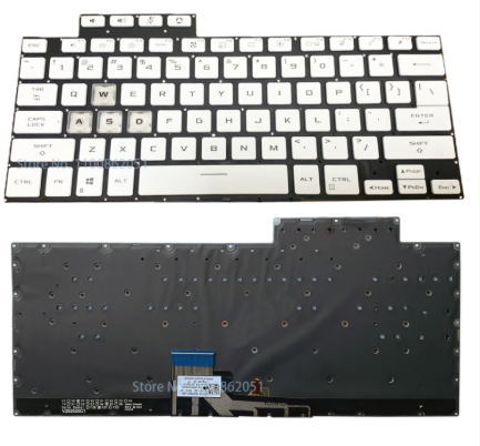 Bàn phím laptop Asus TUF Dash F15 FX516 TRẮNG (LED, BH 6TH)
