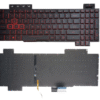 Bàn phím laptop Asus Tuf Gamming FX504 FX504GD FX504GE FX504GM FX505D FX505G FX80 FX80GM FX86F FX86 FX86S FX86F (LED, BH 6TH) *CÁP LED NHỎ 2-4 CHÂN*