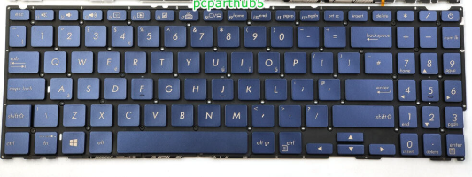 Mặt trước bàn phím laptop Asus Zenbook 15 UX533, UX533F, UX533FD, UX533FN, UX533FT màu xanh (Royal Blue)