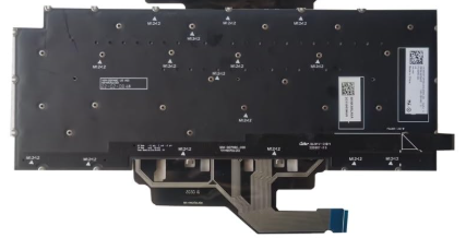 Mặt sau bàn phím laptop Dell Alienware X14 R1, X14 R2 - Chi tiết cáp kết nối