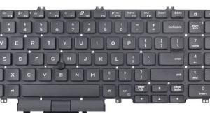 Bàn phím laptop Dell Latitude 5500 5501 5510 5511, Precision 3500 3501 3540 3541 (Phím 19 nút, thanh chuột trái phải lồi T) *INTEL GEN 9*