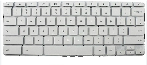 Mặt trước bàn phím laptop HP Chromebook 14-ca000, 14-ca003cl, 14-ca052wm Màu Trắng