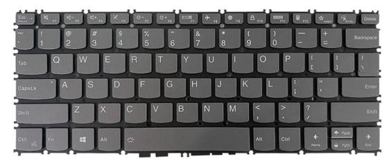 Mặt trước bàn phím laptop Lenovo Yoga Slim 7-13ITL5, Yoga Slim 7-13ACN5, Yoga Slim 7-13