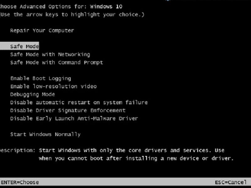 Cách Khắc Phục Máy Tính Bị Undoing Changes Made to Your Computer