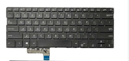 Mặt trước bàn phím laptop Asus Zenbook 13 UX331, UX331U, UX331UA, UX331UN, UX331F, UX331FA màu xám có LED