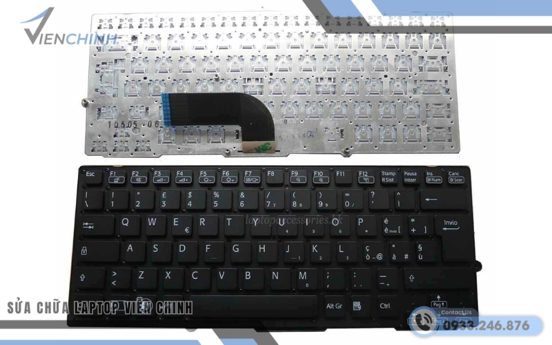 Thiết Kế Bàn Phím Laptop Sony Vaio