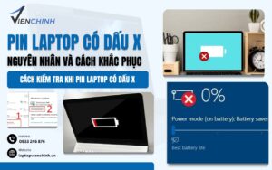 Pin Laptop Có Dấu X