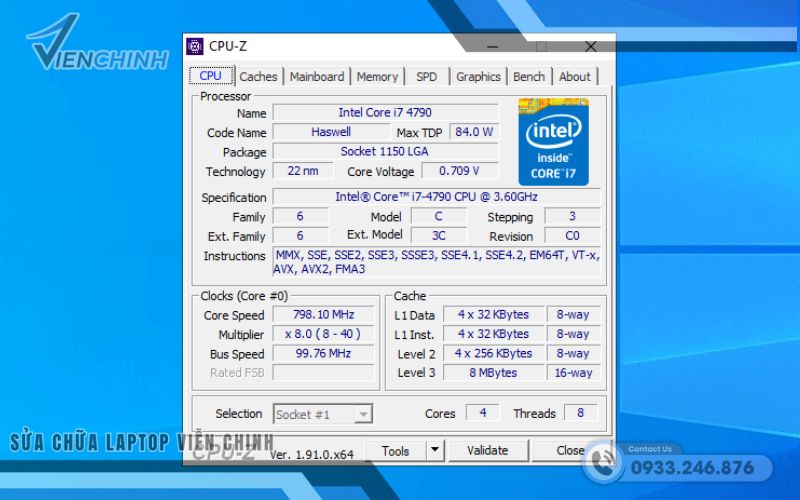 Tính Năng Nổi Bật Của CPU-Z