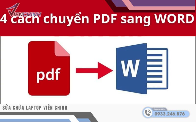 Cách Chuyển File PDF Thành File Word