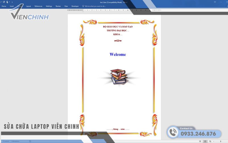 Tự thiết kế bìa bằng Shapes hoặc hình ảnh
