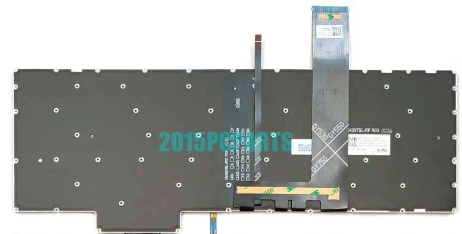 Mặt sau bàn phím laptop Lenovo Legion 5 15ARH05, 15ACH05, 15ITH05, Gaming 3 15ARH05 Đèn LED Xanh