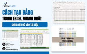 Cách Tạo Bảng Trong Excel