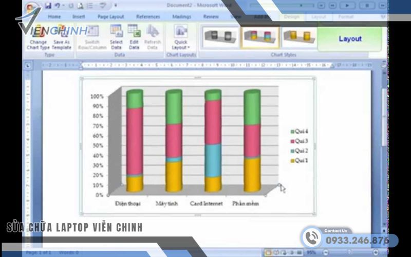 Cách Vẽ Biểu Đồ Trong Word