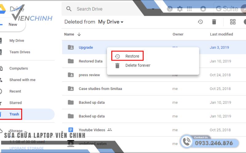 Google Drive Có Khôi Phục Được File Đã Xóa Không