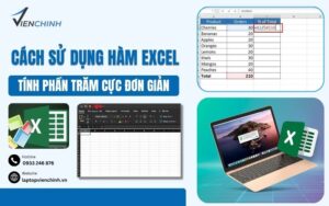 Cách Sử Dụng Hàm Excel Tính Phần Trăm Cực Đơn Giản