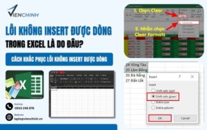 Khắc Phục Lỗi Không Insert Được Dòng Trong Excel Nhanh Chóng Cực Đơn Giản