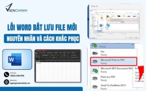 Lỗi Word Bắt Lưu File Mới Phải Làm Sao? Nguyên Nhân Và Cách Khắc Phục