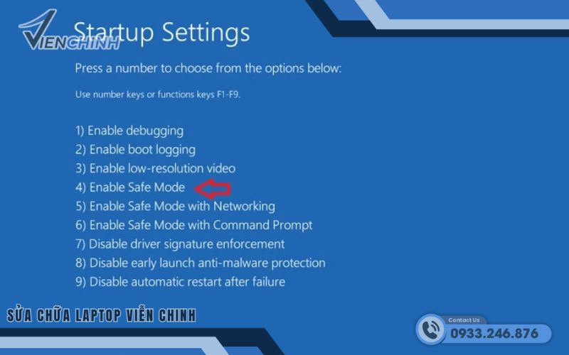 Khởi động Windows vào Safe Mode